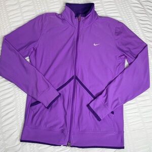 Nike Women's Vibrant Purple Full-Zip Jacket